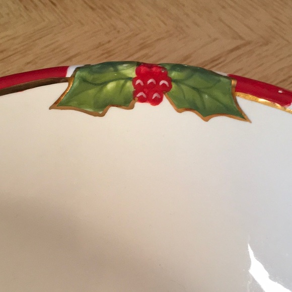 Letters To Santa Round Vegetable Bowl by Christopher Radko - Picture 7 of 9